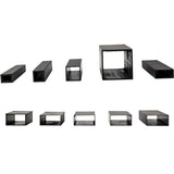 Durable Carbon Fiber Square Tube Light Weight Unique Pattern for Electronic Equipment Radiator Sports Industrial Applications